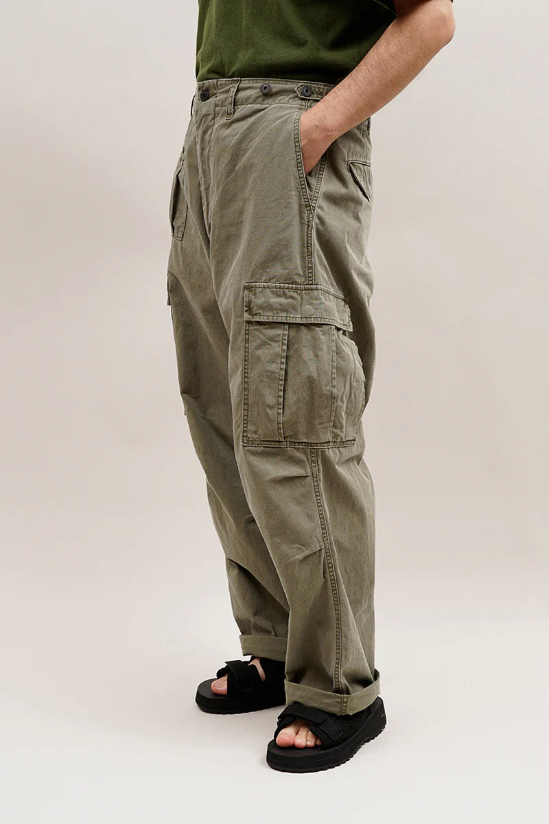 Nigel Cabourn - ARMY CARGO PANT PIGMENT - COTTON NYLON