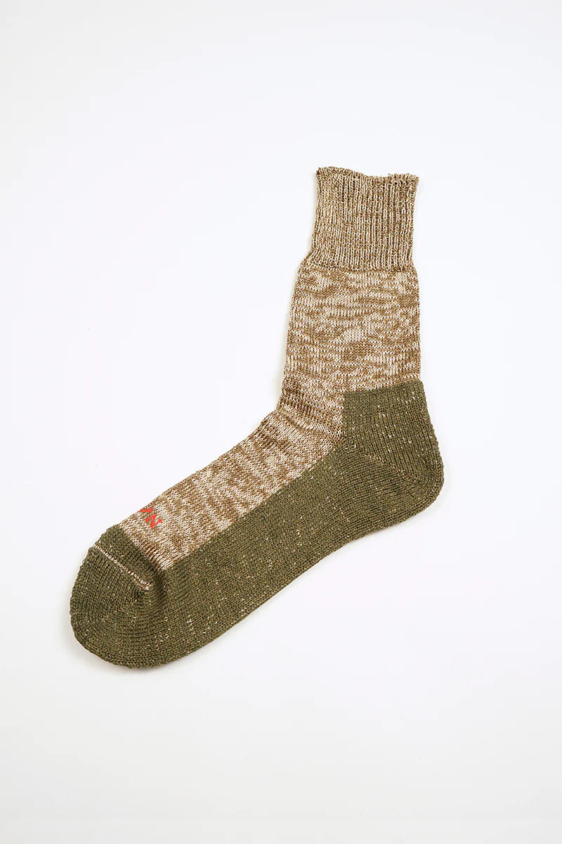 Nigel Cabourn - LINEN COTTON PILE SOCKS - MADE IN JAPAN