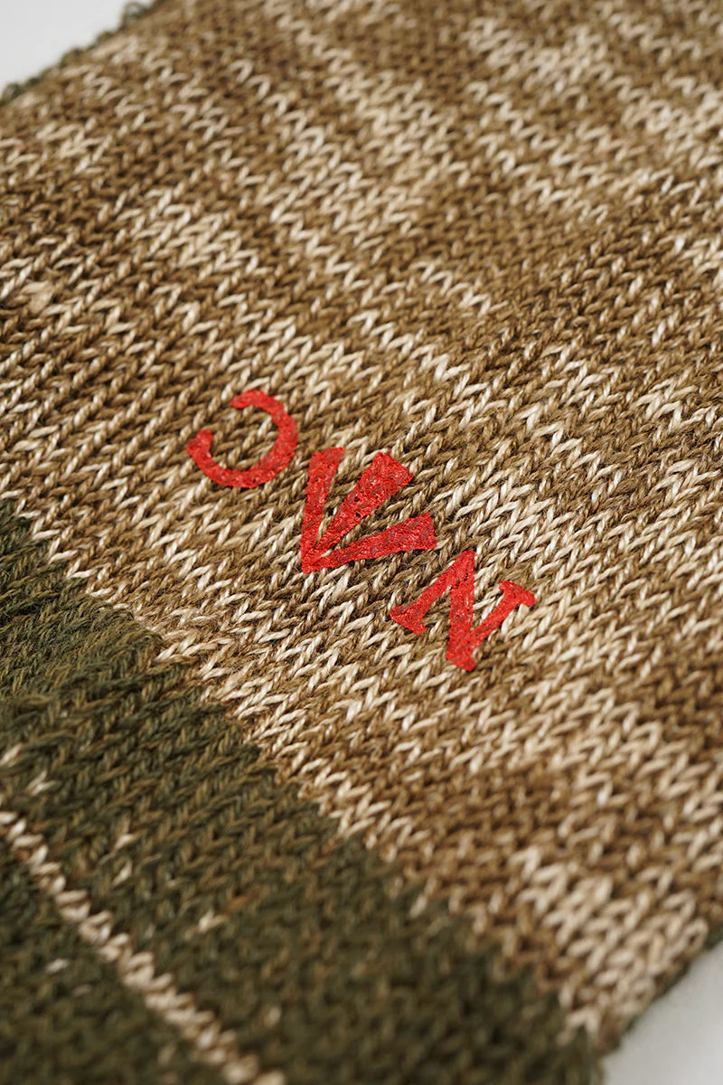 Nigel Cabourn - LINEN COTTON PILE SOCKS - MADE IN JAPAN