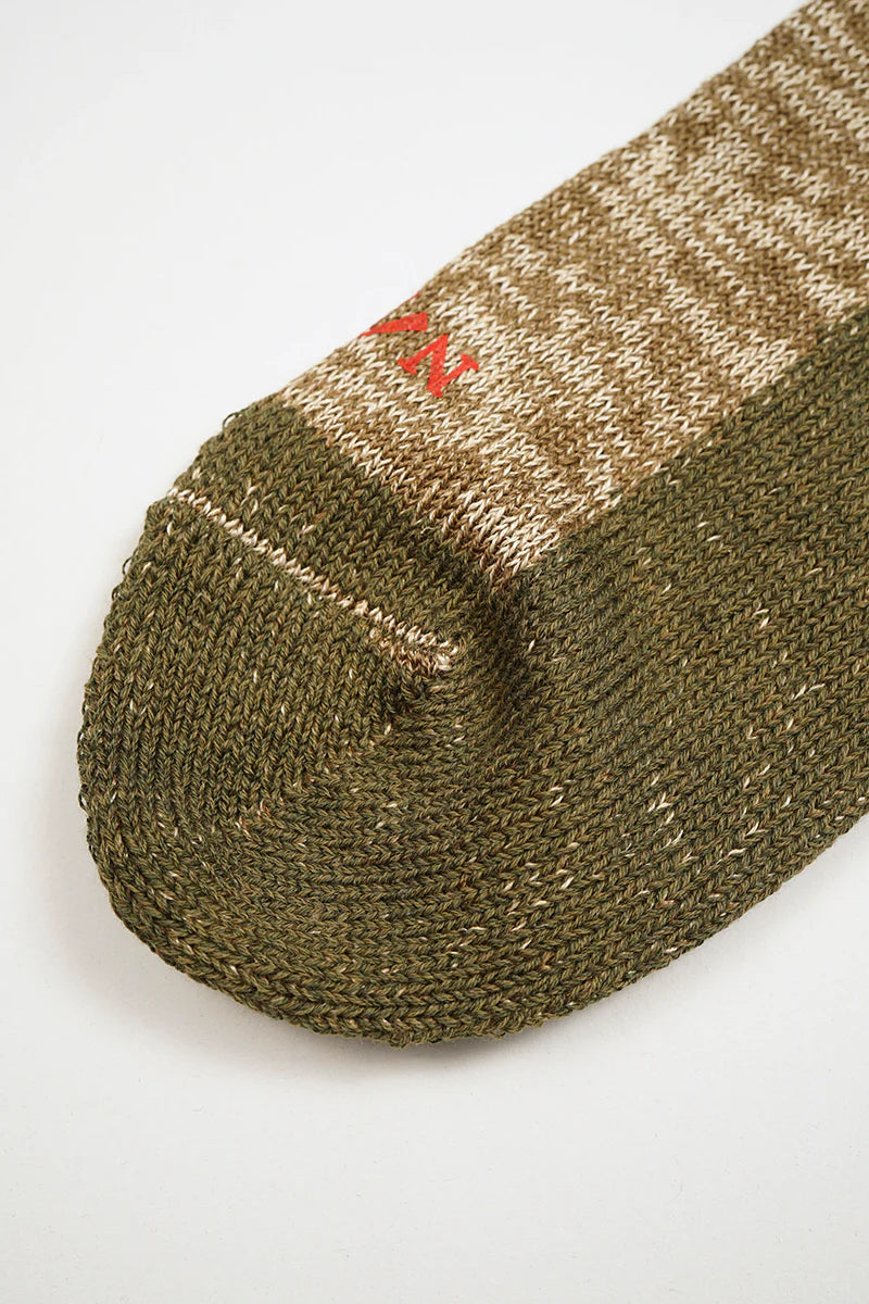 Nigel Cabourn - LINEN COTTON PILE SOCKS - MADE IN JAPAN