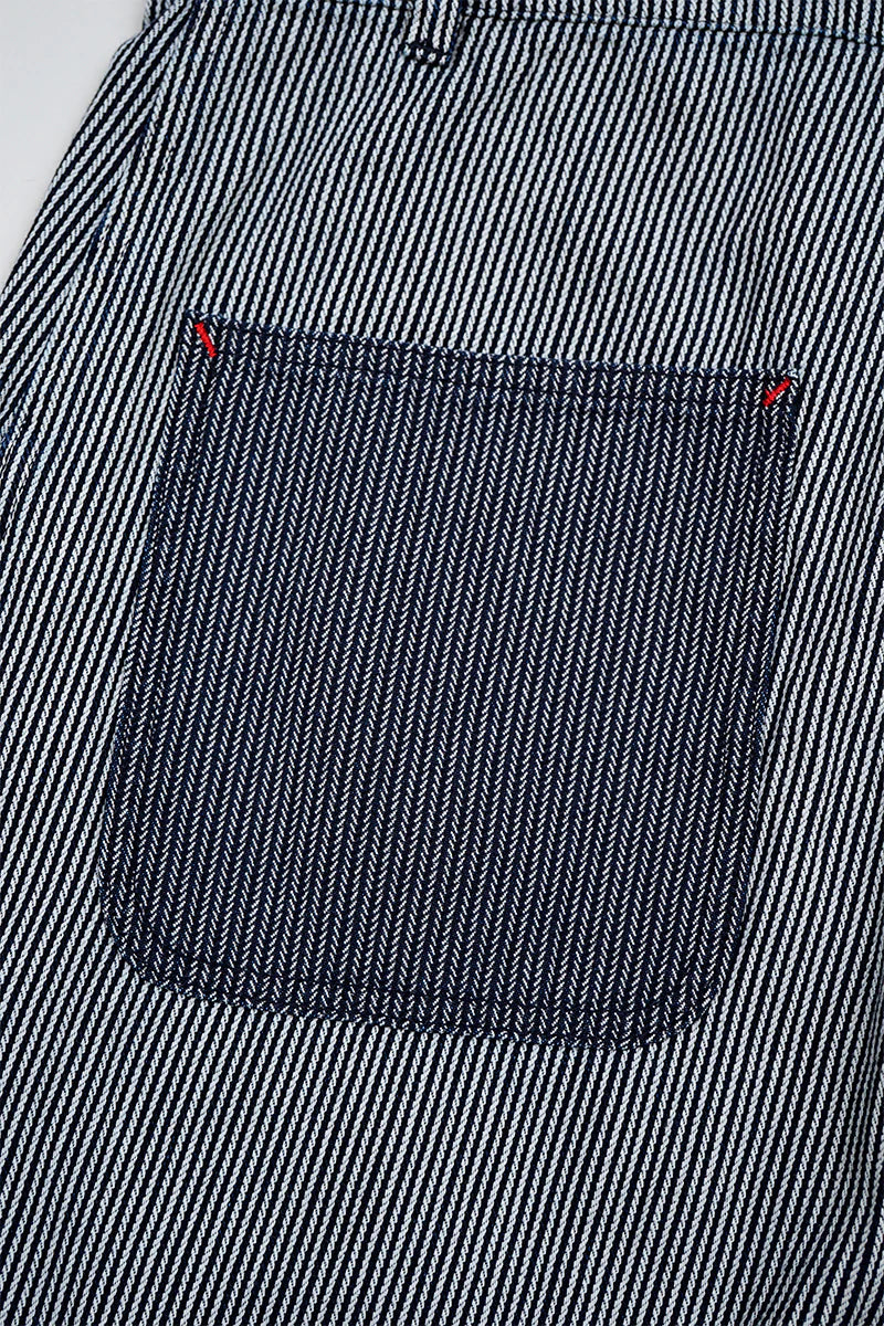 【再値下げ】Nigel Cabourn LYBRO - PT02-01-HI WORK PANT - INDIGO HICKORY STRIPE