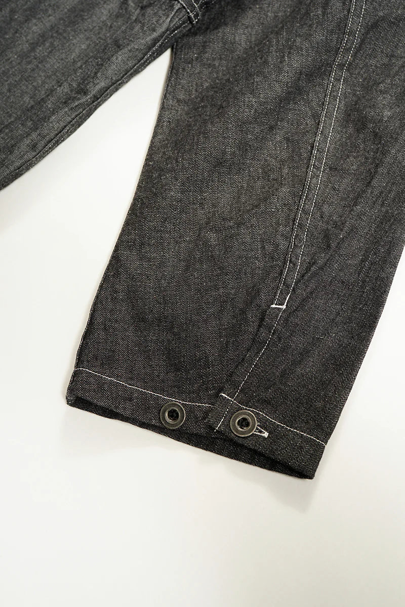 Nigel Cabourn - UTILITY SHIRT TYPE2 - 10oz DENIM BLACK