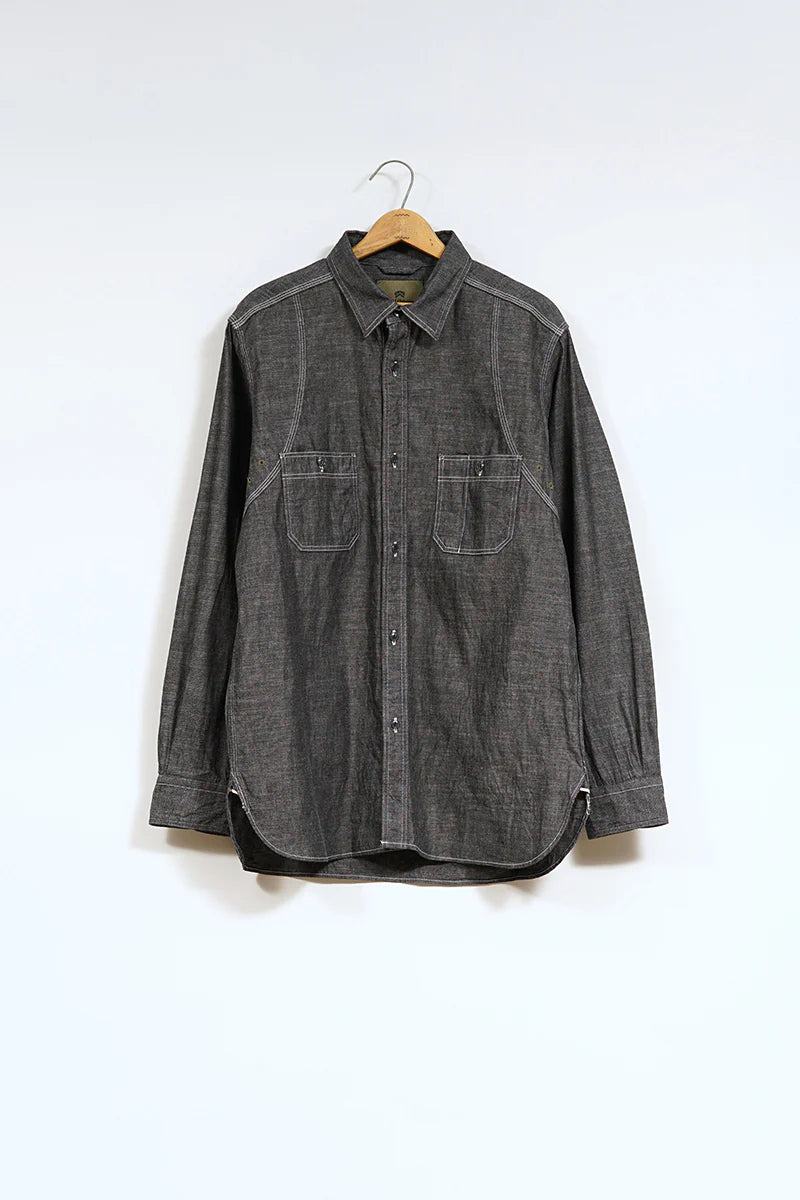 Nigel Cabourn - NEW MEDICAL SHIRT - BLACK