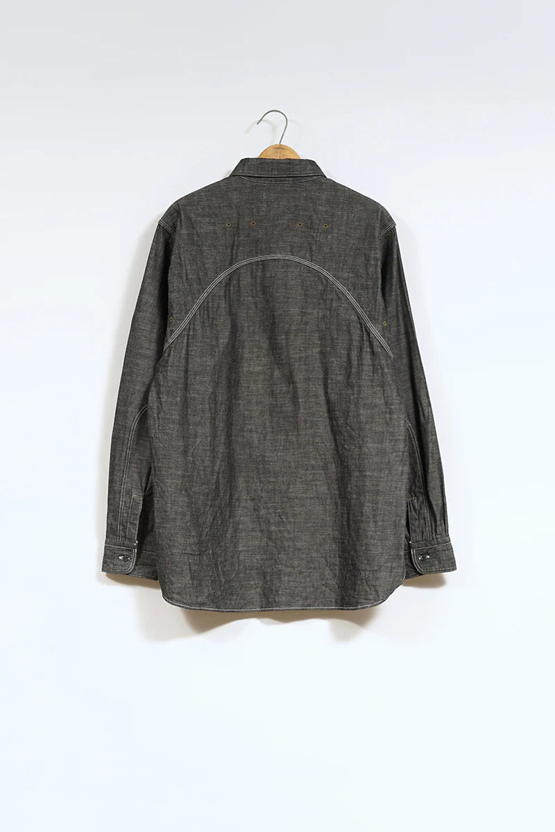 Nigel Cabourn - NEW MEDICAL SHIRT - BLACK