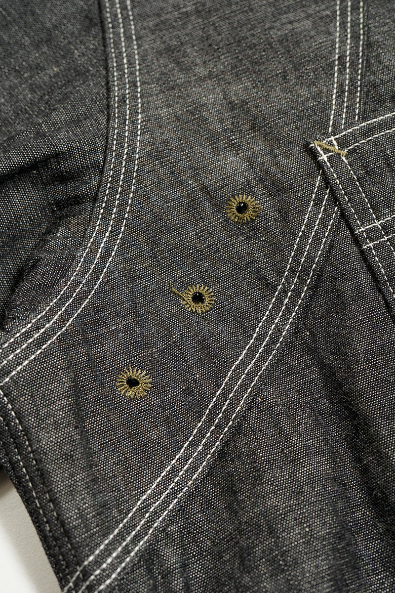 Nigel Cabourn - NEW MEDICAL SHIRT - BLACK