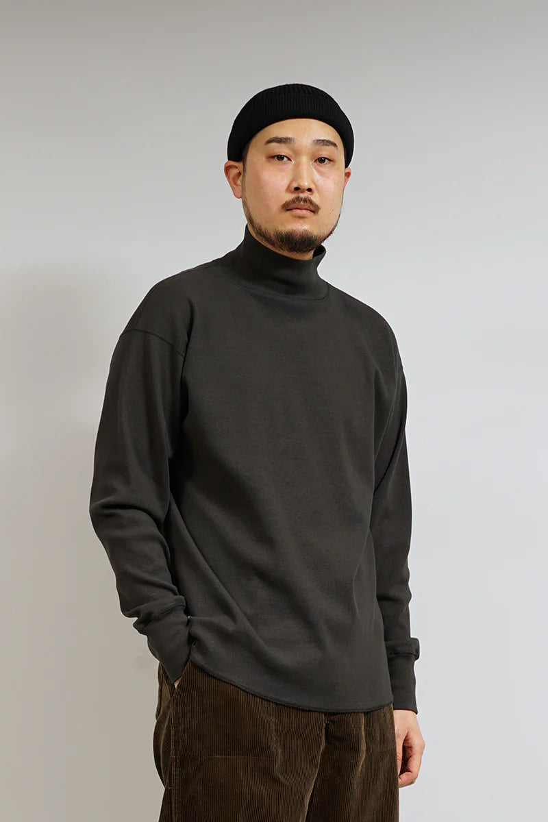 Nigel Cabourn - HIGH NECK LONG SLEEVE - COTTONCANDY WOOL