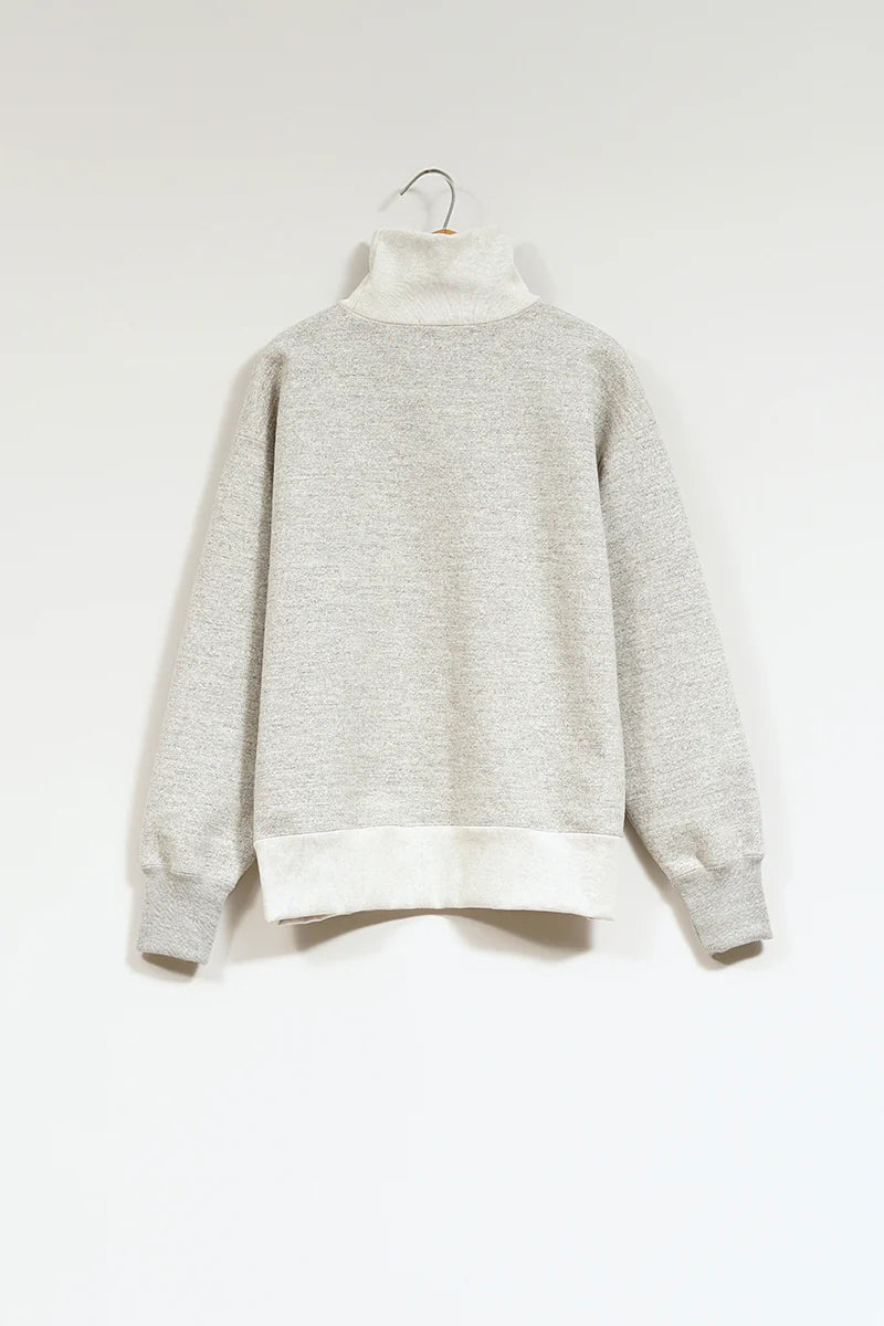 Nigel Cabourn - HIGH NECK SWEAT SHIRT - GREY