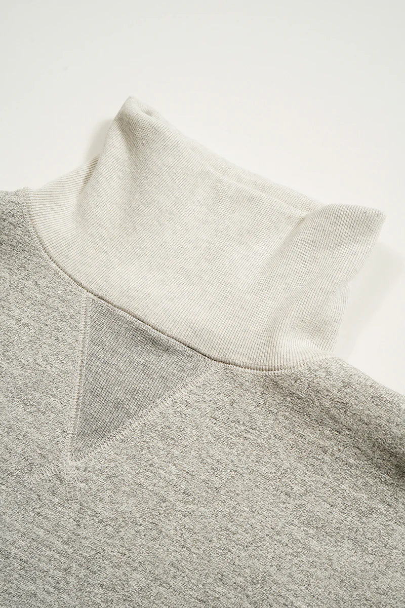 Nigel Cabourn - HIGH NECK SWEAT SHIRT - GREY