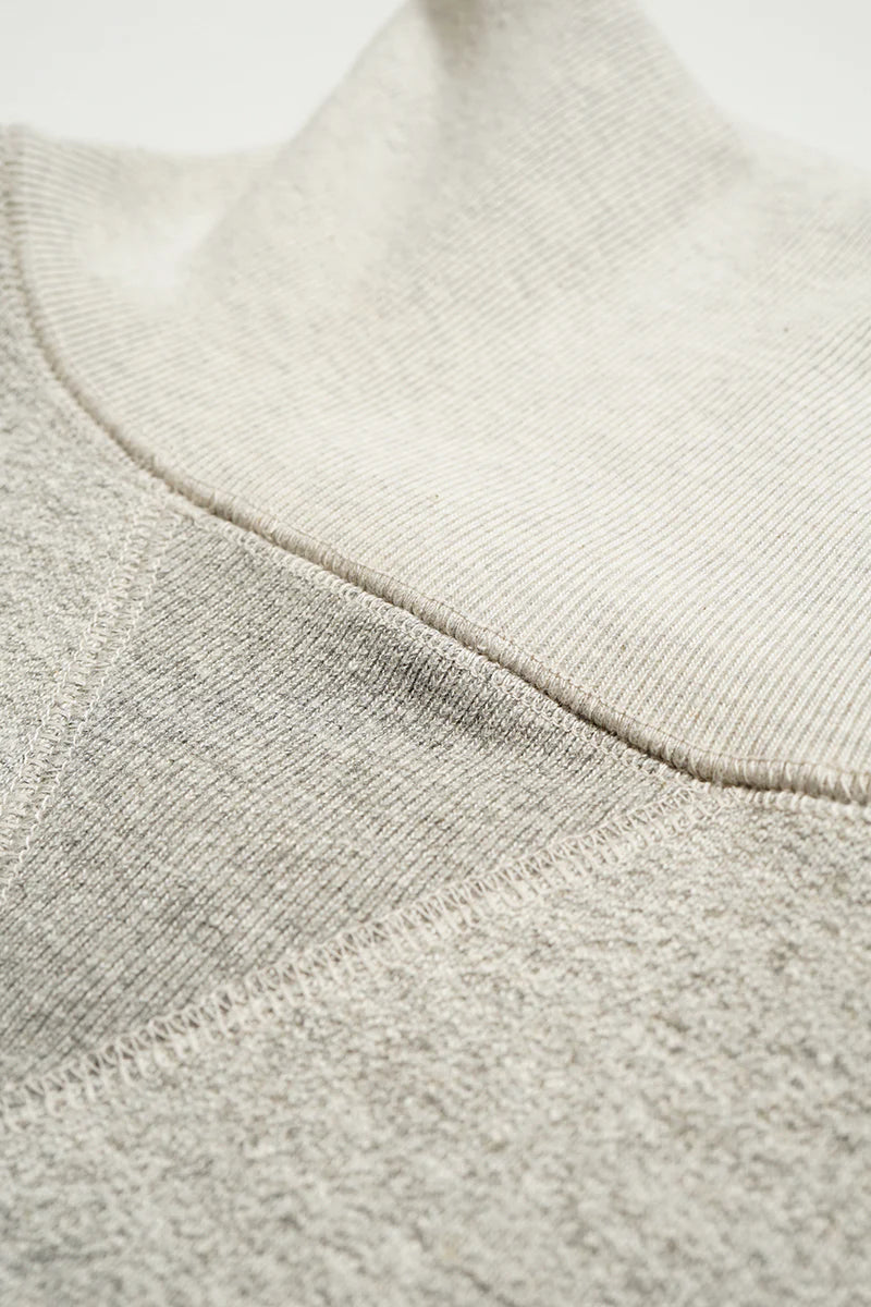 Nigel Cabourn - HIGH NECK SWEAT SHIRT - GREY