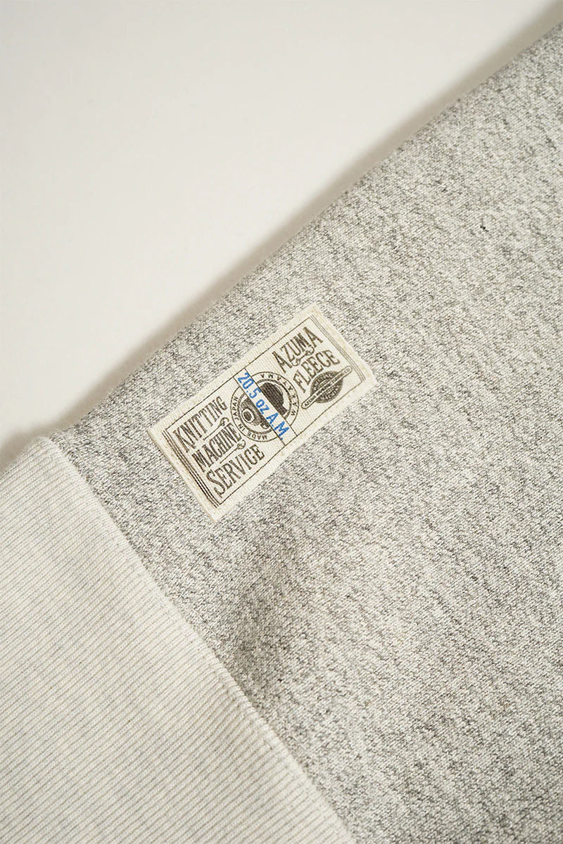 Nigel Cabourn - 50s CREW NECK LETTERED - GREY