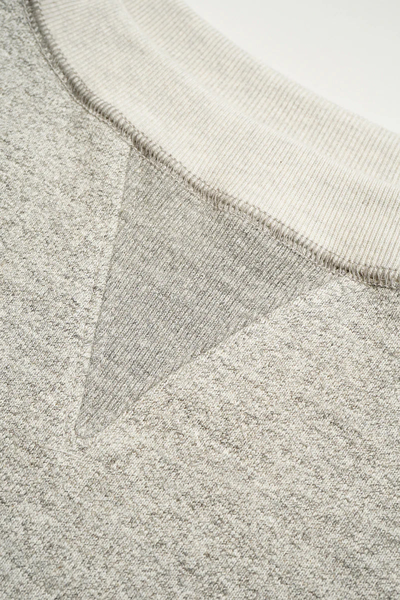 Nigel Cabourn - 50s CREW NECK LETTERED - GREY