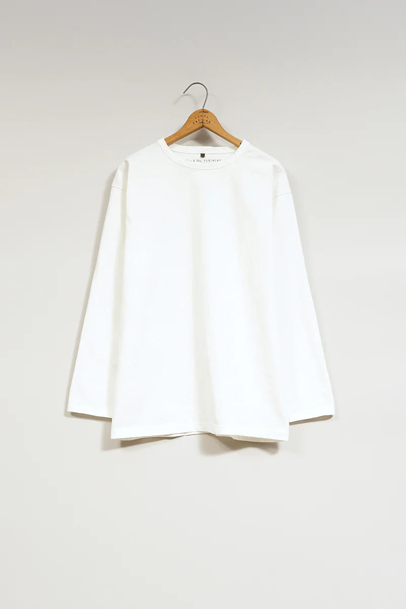Nigel Cabourn - 7.8oz 40s USMC LONG SLEEVE - OFF WHITE