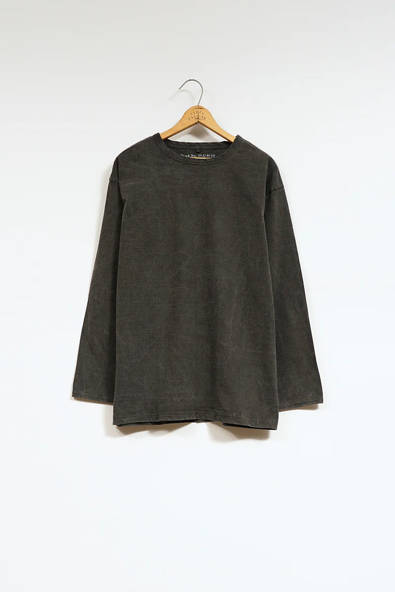 Nigel Cabourn - 7.8oz 40s USMC LONG SLEEVE - PIGMENT