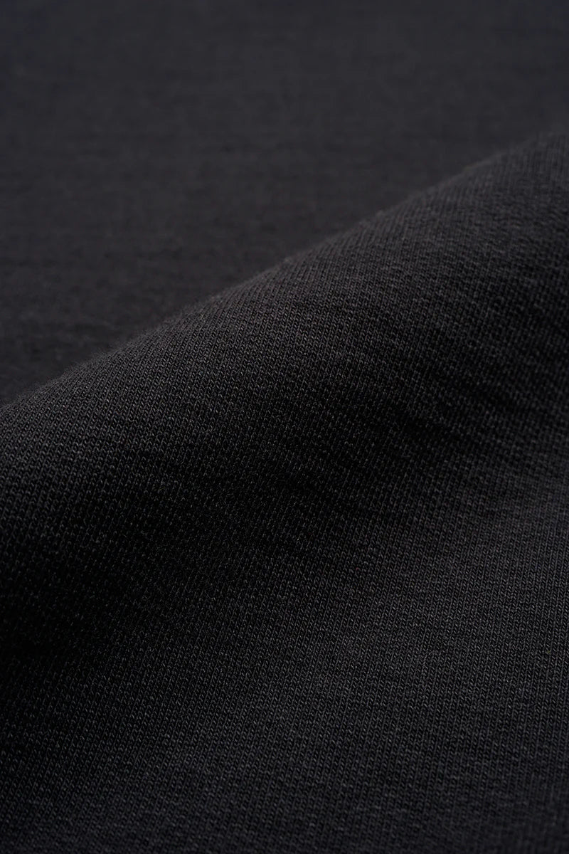 Nigel Cabourn - HIGH NECK SWEAT SHIRT - BLACK