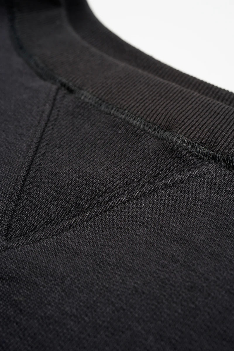 Nigel Cabourn - 50s CREW NECK - 20.5oz BLACK