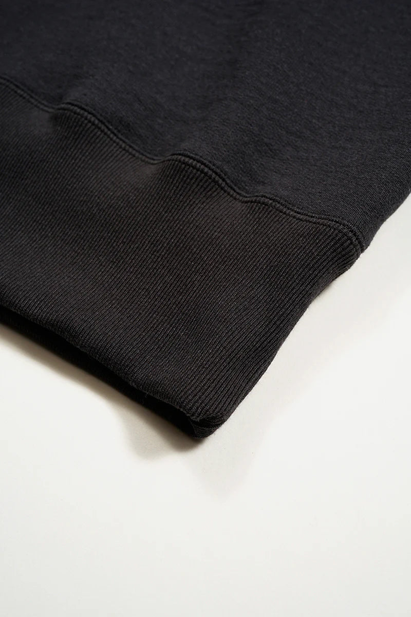 Nigel Cabourn - HIGH NECK SWEAT SHIRT - BLACK
