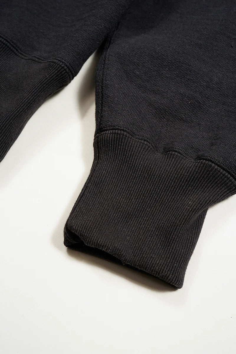 Nigel Cabourn - HIGH NECK SWEAT SHIRT - BLACK