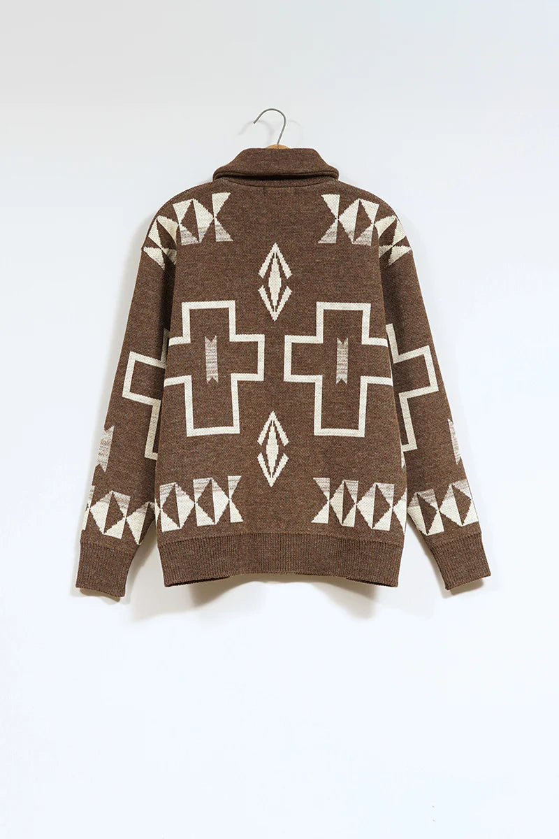 Nigel Cabourn - TRIBAL CARDIGAN - WOOL