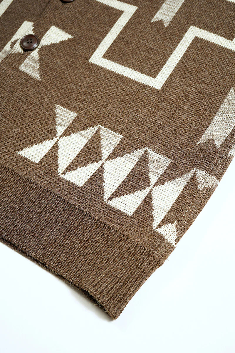 Nigel Cabourn - TRIBAL CARDIGAN - WOOL