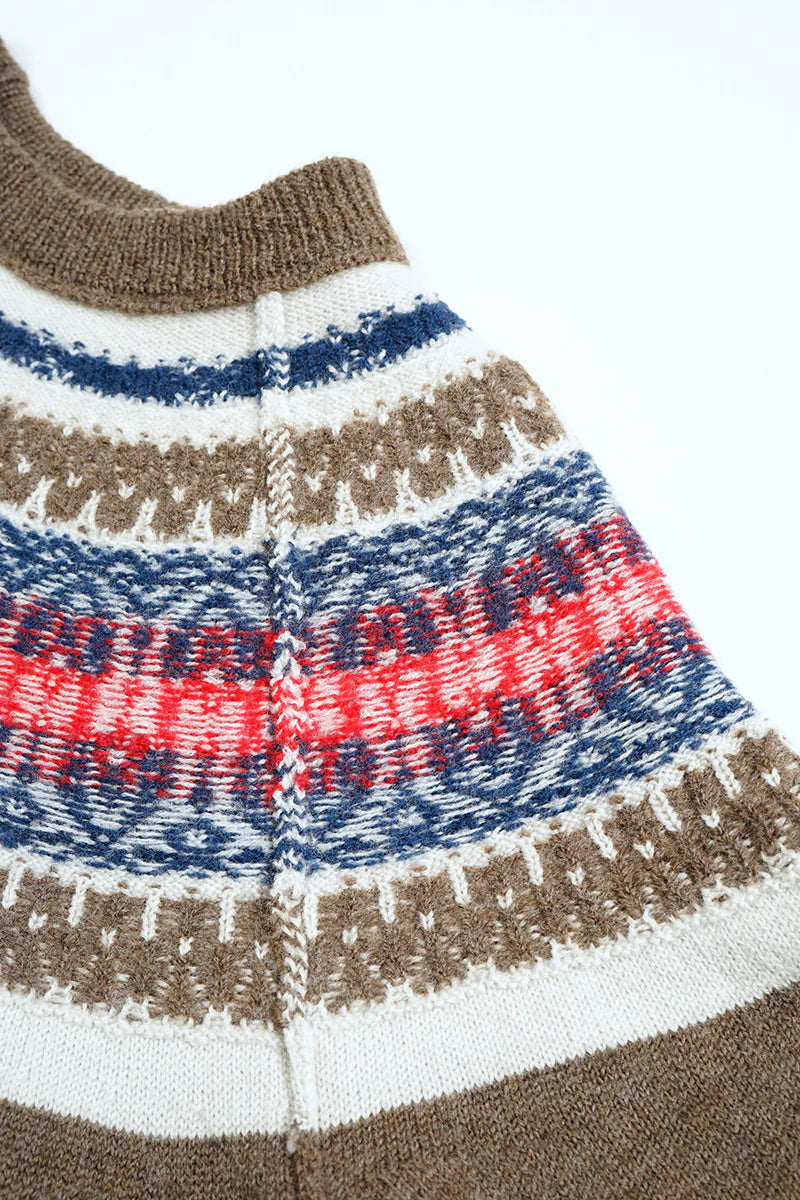 Nigel Cabourn - NORDIC SWEATER - SNOW PATTERN REVERSIBLE