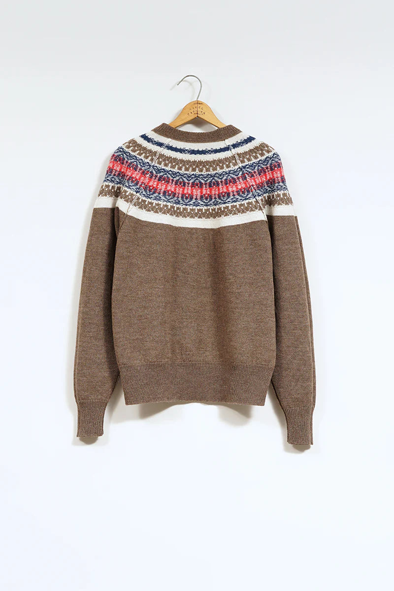 Nigel Cabourn - NORDIC SWEATER - SNOW PATTERN REVERSIBLE