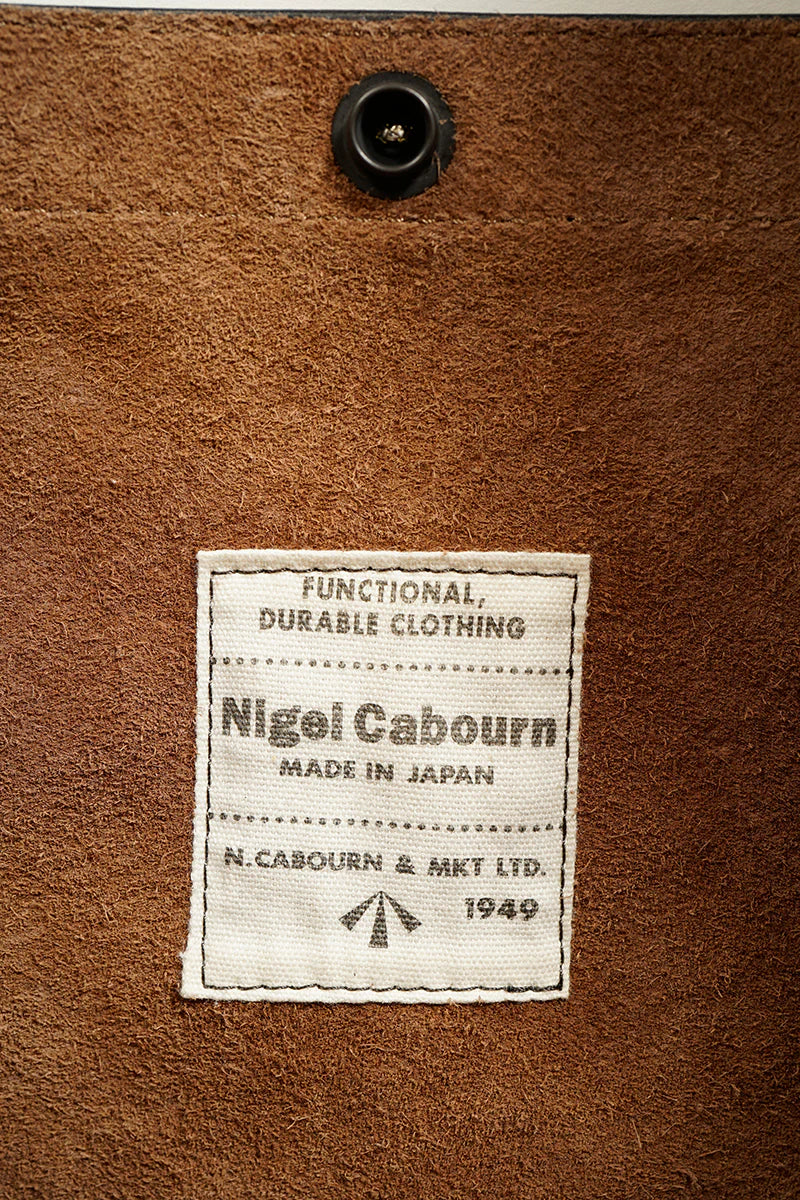 Nigel Cabourn - MAIL BAG - BROWN CORE LEATHER
