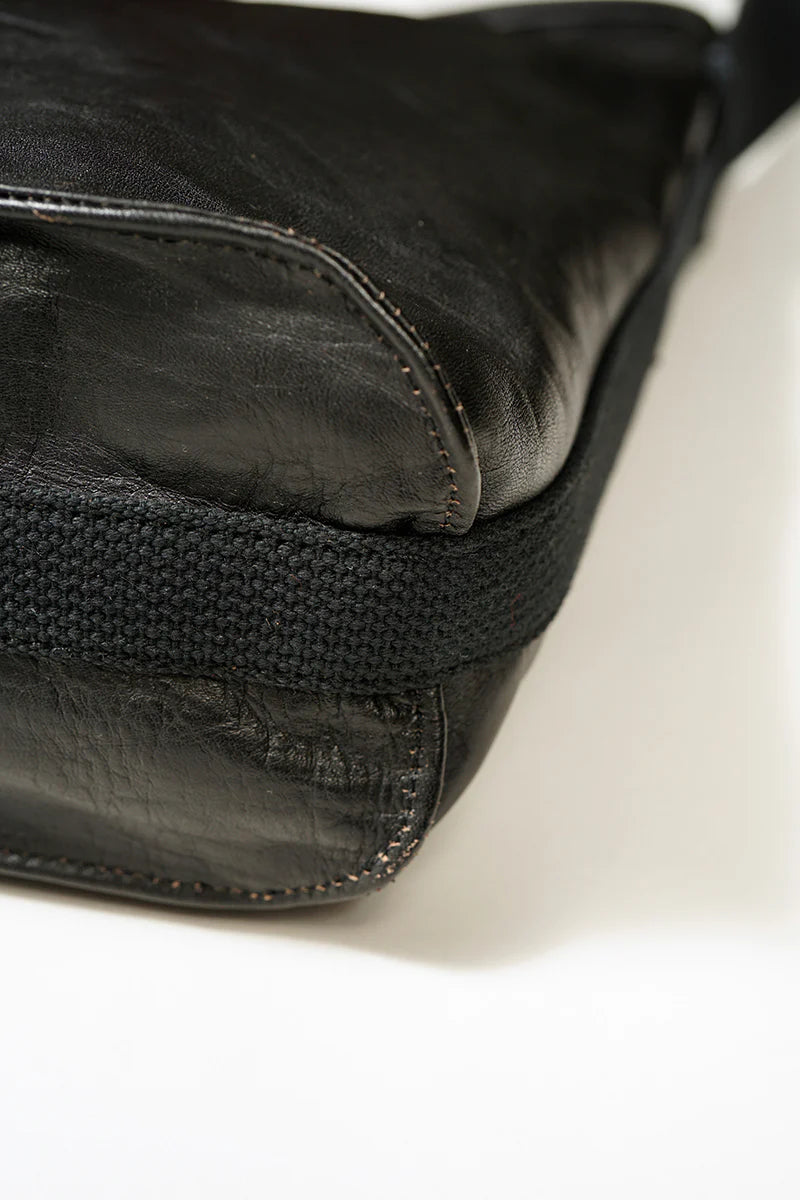 Nigel Cabourn - MAIL BAG - BROWN CORE LEATHER
