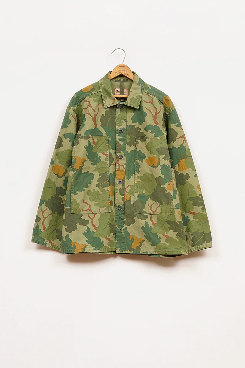 Nigel Cabourn LYBRO - JK02-3 UTILITY OVERSHIRT - GREEN