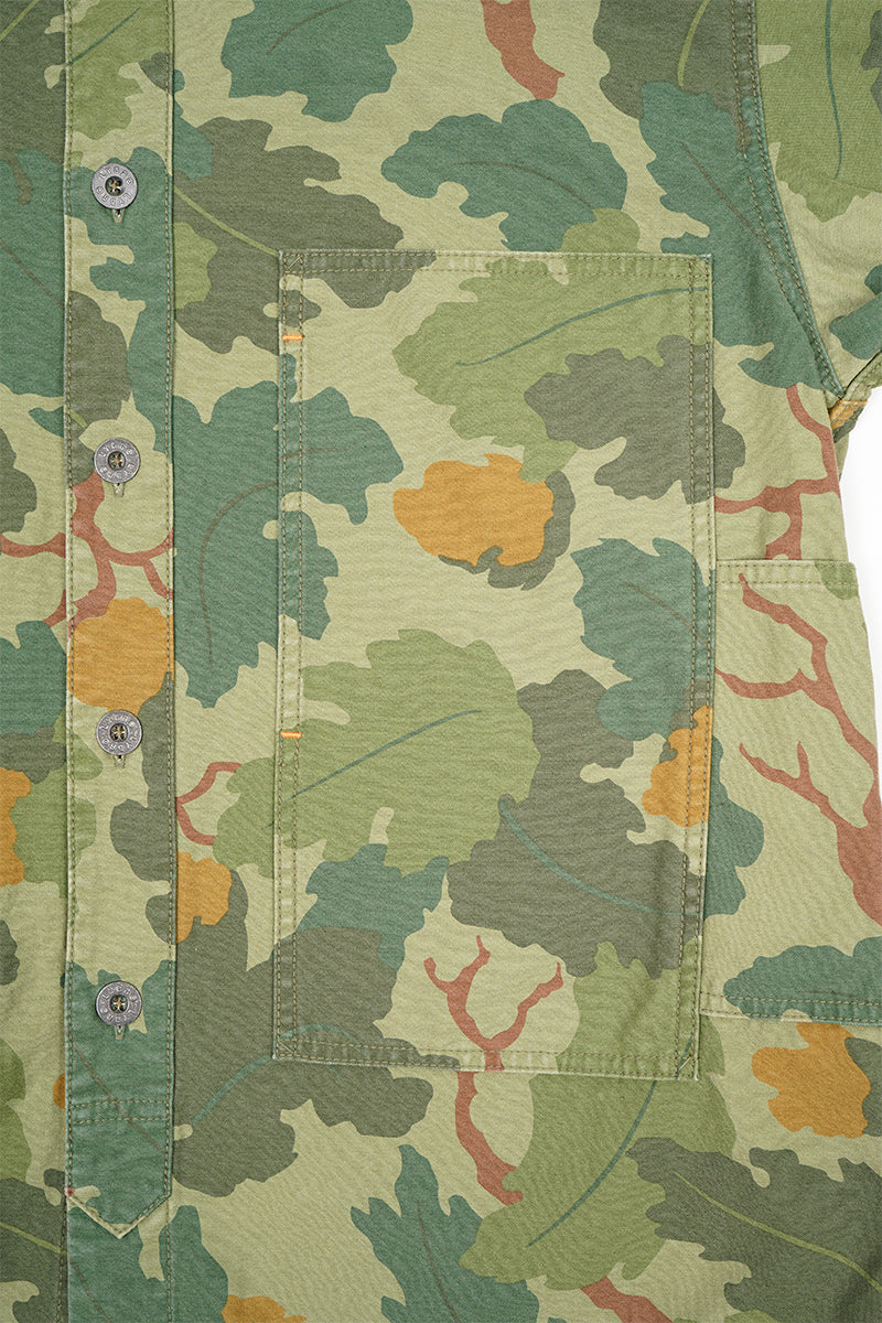 Nigel Cabourn LYBRO - JK02-3 UTILITY OVERSHIRT - GREEN