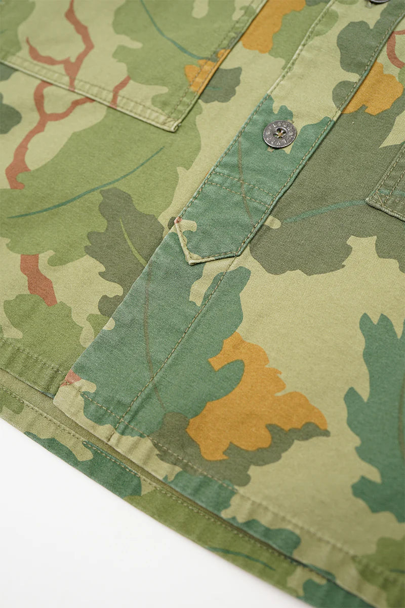 Nigel Cabourn LYBRO - JK02-3 UTILITY OVERSHIRT - GREEN