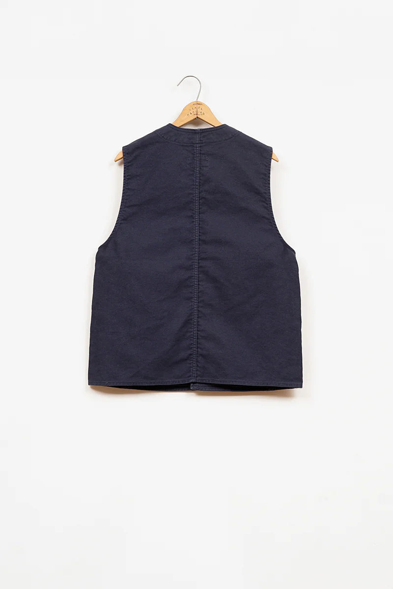 Nigel Cabourn LYBRO - V01-M WORK VEST - MOLESKIN