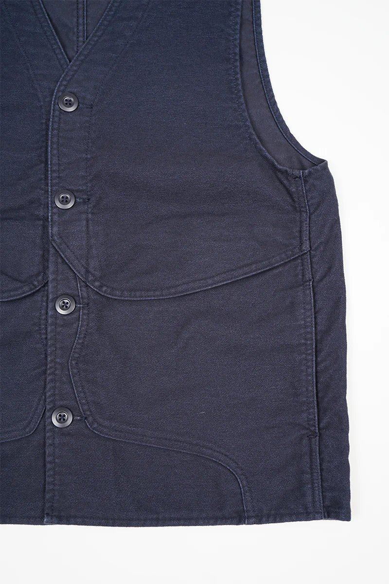 Nigel Cabourn LYBRO - V01-M WORK VEST - MOLESKIN