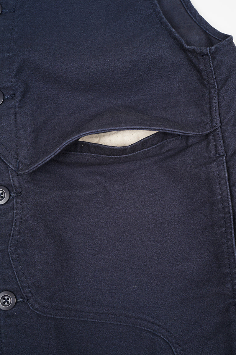 Nigel Cabourn LYBRO - V01-M WORK VEST - MOLESKIN