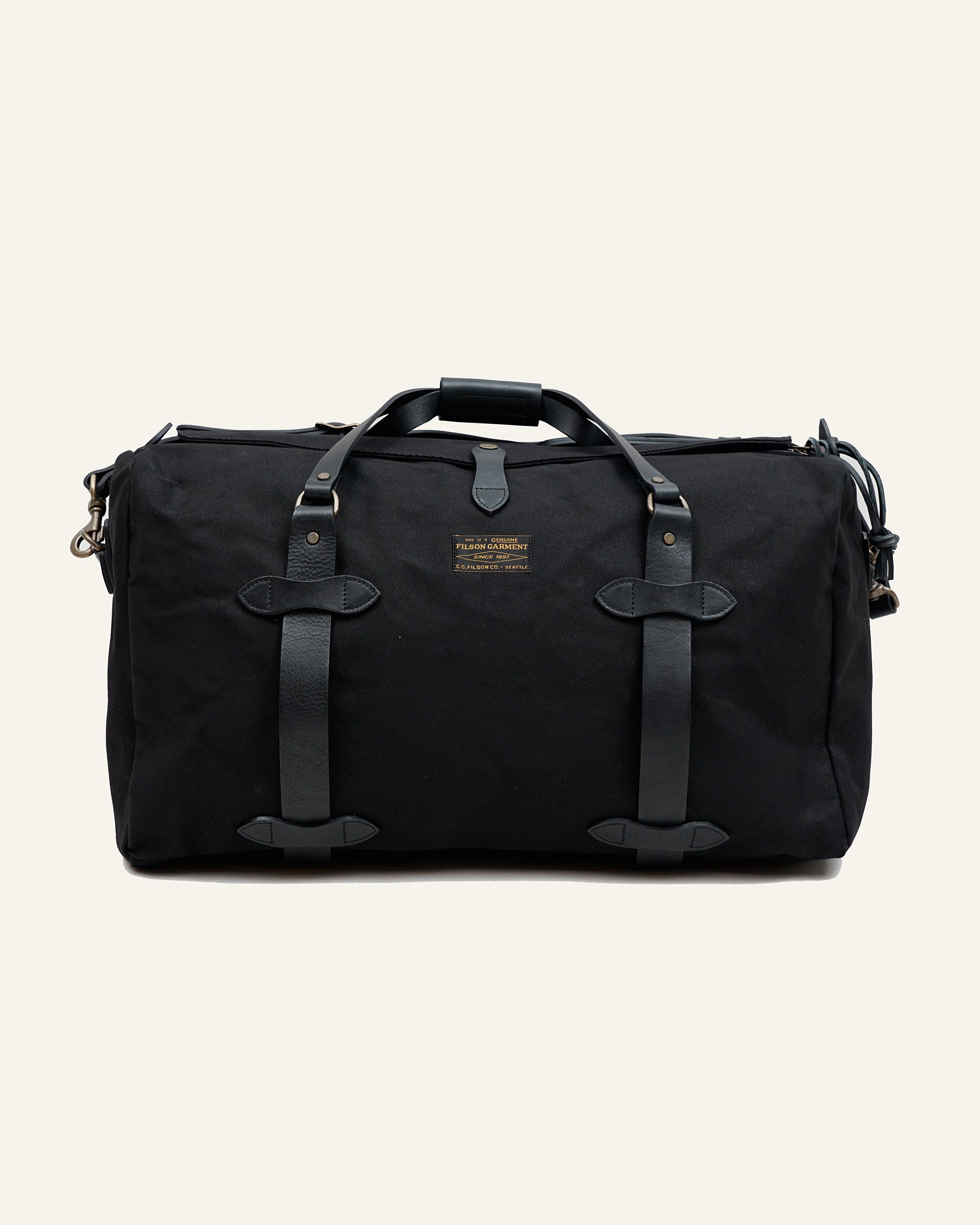 JUNYA WATANABE MAN × FILSON - WP K203 051 BLACK - MEDIUM DUFFLE BAG