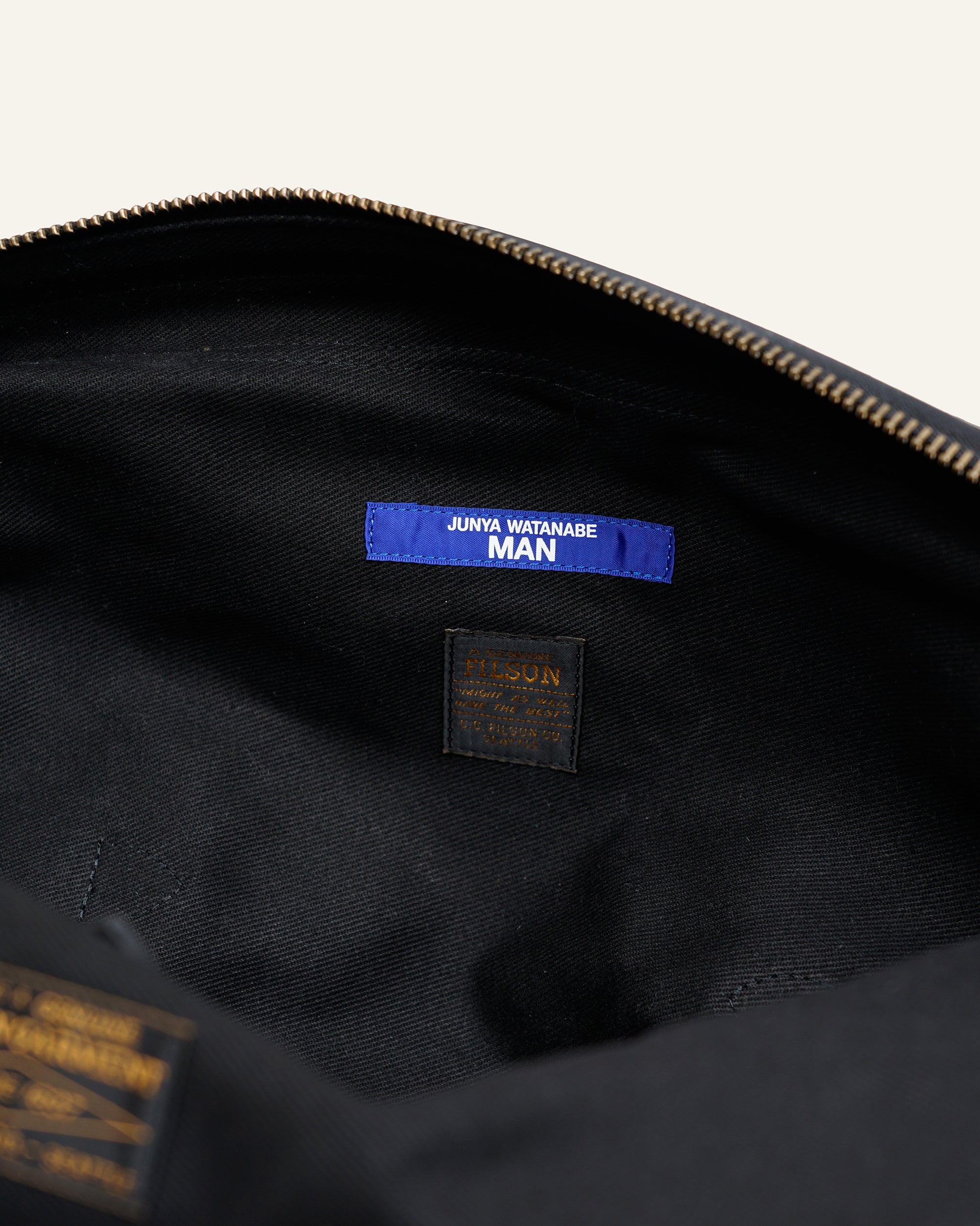 JUNYA WATANABE MAN × FILSON - WP K203 051 BLACK - MEDIUM DUFFLE BAG