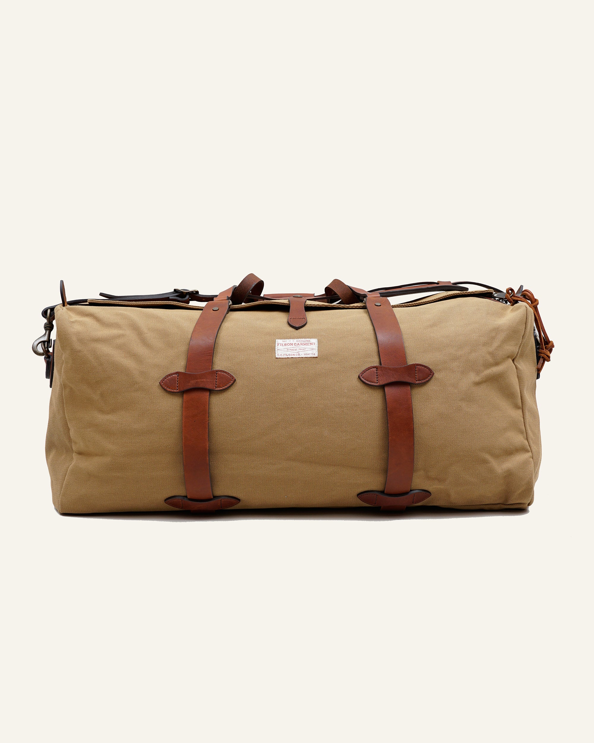 JUNYA WATANABE MAN × FILSON - WP K204 051 TAN/BROWN - LARGE DUFFLE BAG