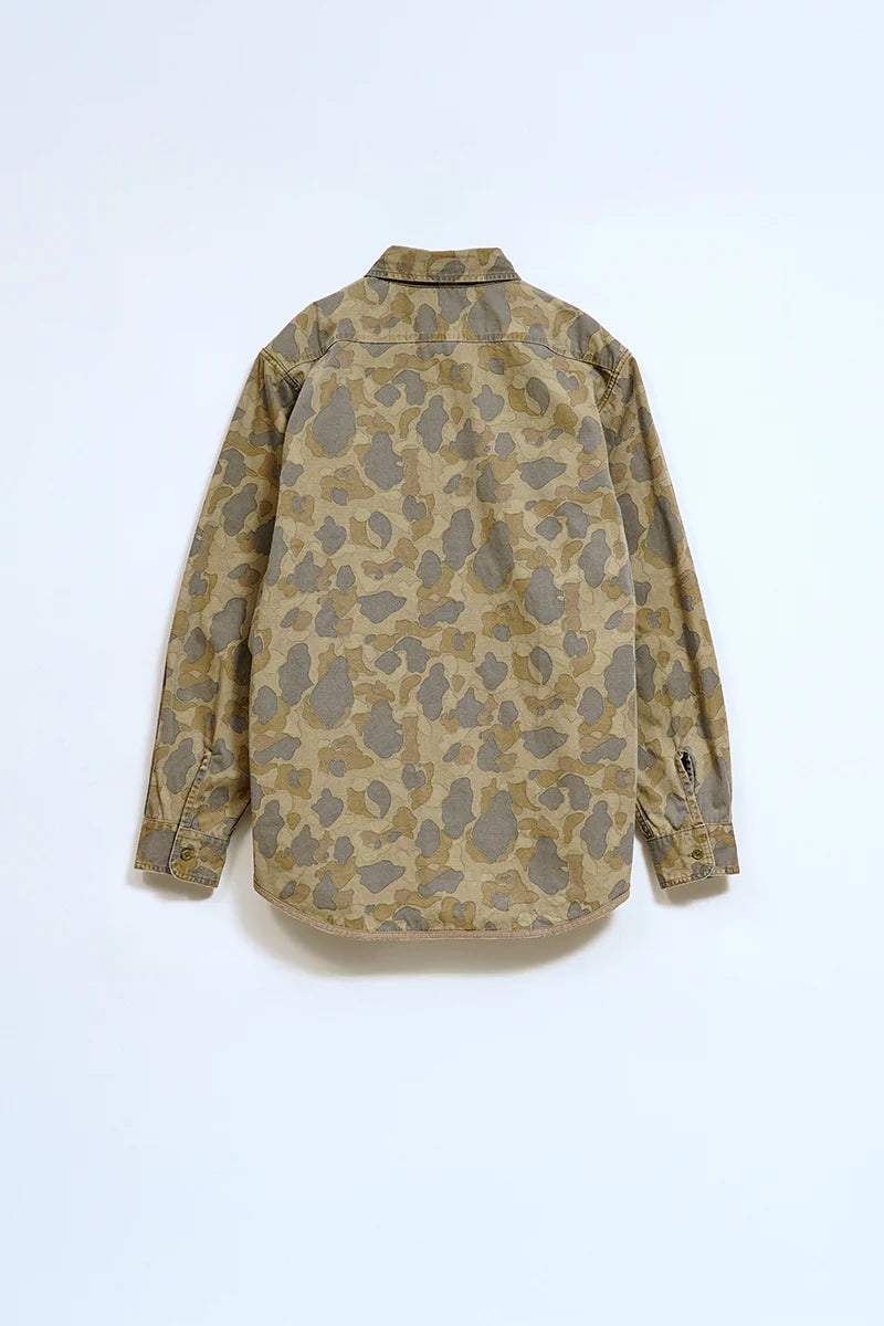 Nigel Cabourn - DECK SHIRT - DUCK HUNTER CAMO REVERSIBLE
