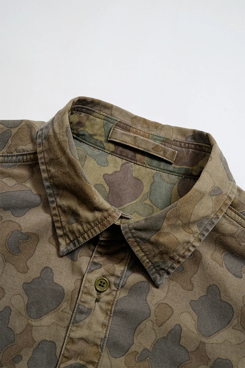 Nigel Cabourn - DECK SHIRT - DUCK HUNTER CAMO REVERSIBLE