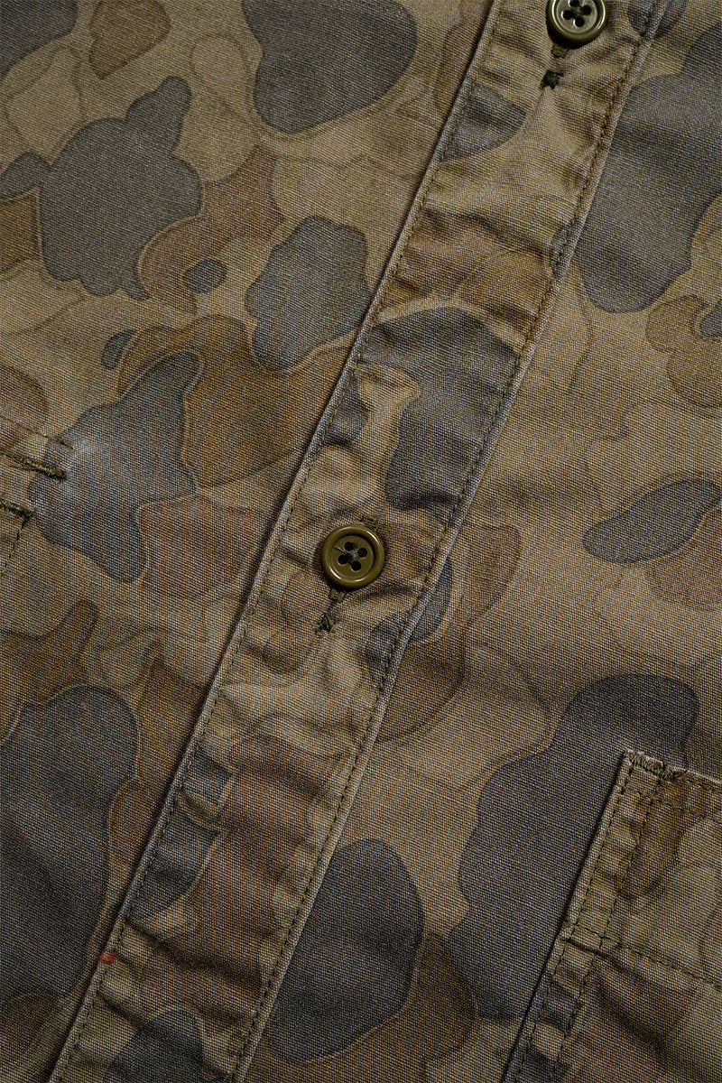 Nigel Cabourn - DECK SHIRT - DUCK HUNTER CAMO REVERSIBLE