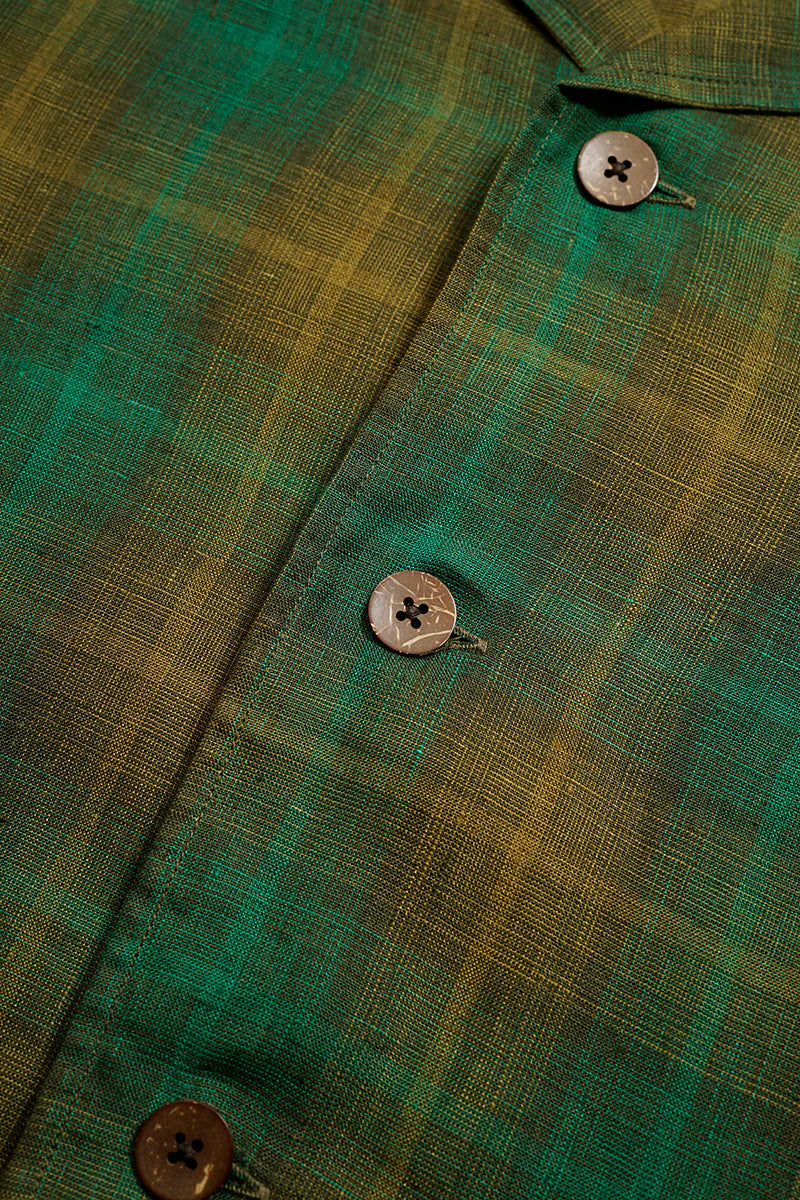 Nigel Cabourn - FRENCH CHORE JACKET - HEMP CHECK