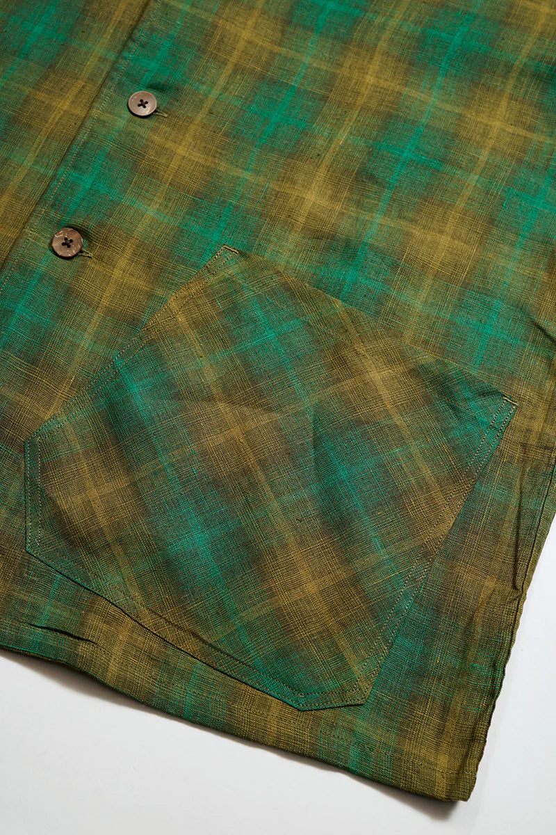 Nigel Cabourn - FRENCH CHORE JACKET - HEMP CHECK