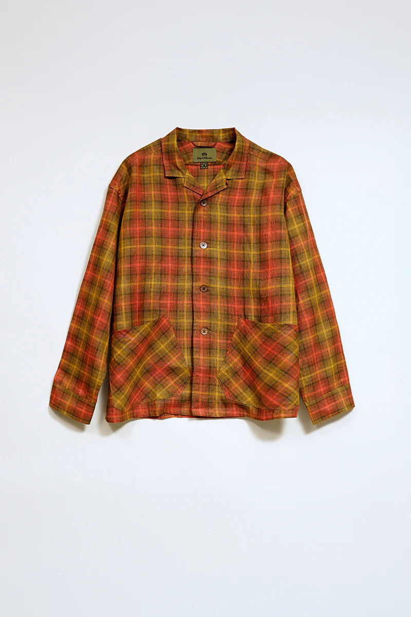 Nigel Cabourn - FRENCH CHORE JACKET - HEMP CHECK