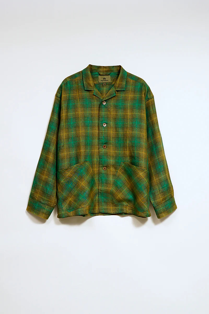 Nigel Cabourn - FRENCH CHORE JACKET - HEMP CHECK
