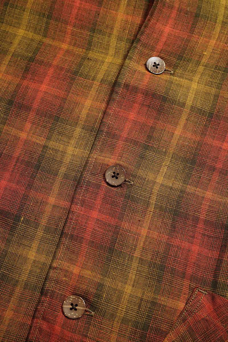 Nigel Cabourn - FRENCH CHORE JACKET - HEMP CHECK