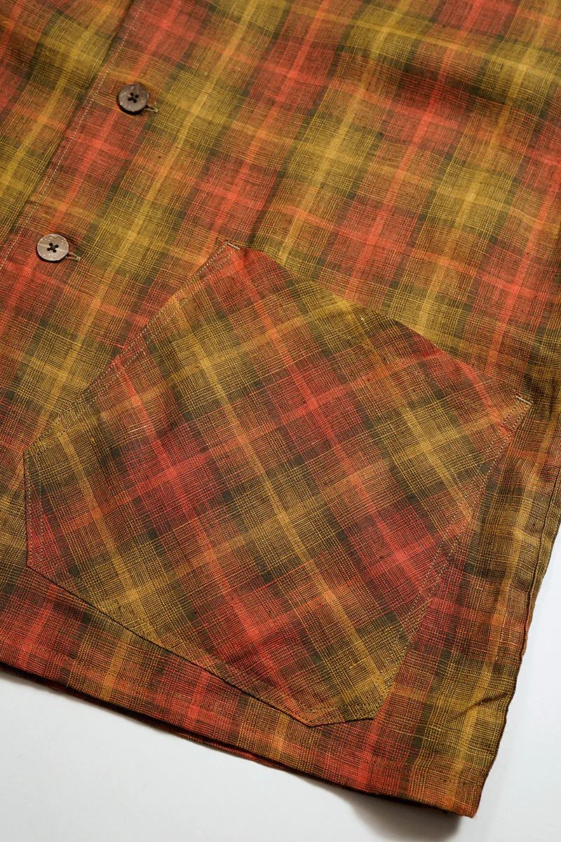 Nigel Cabourn - FRENCH CHORE JACKET - HEMP CHECK