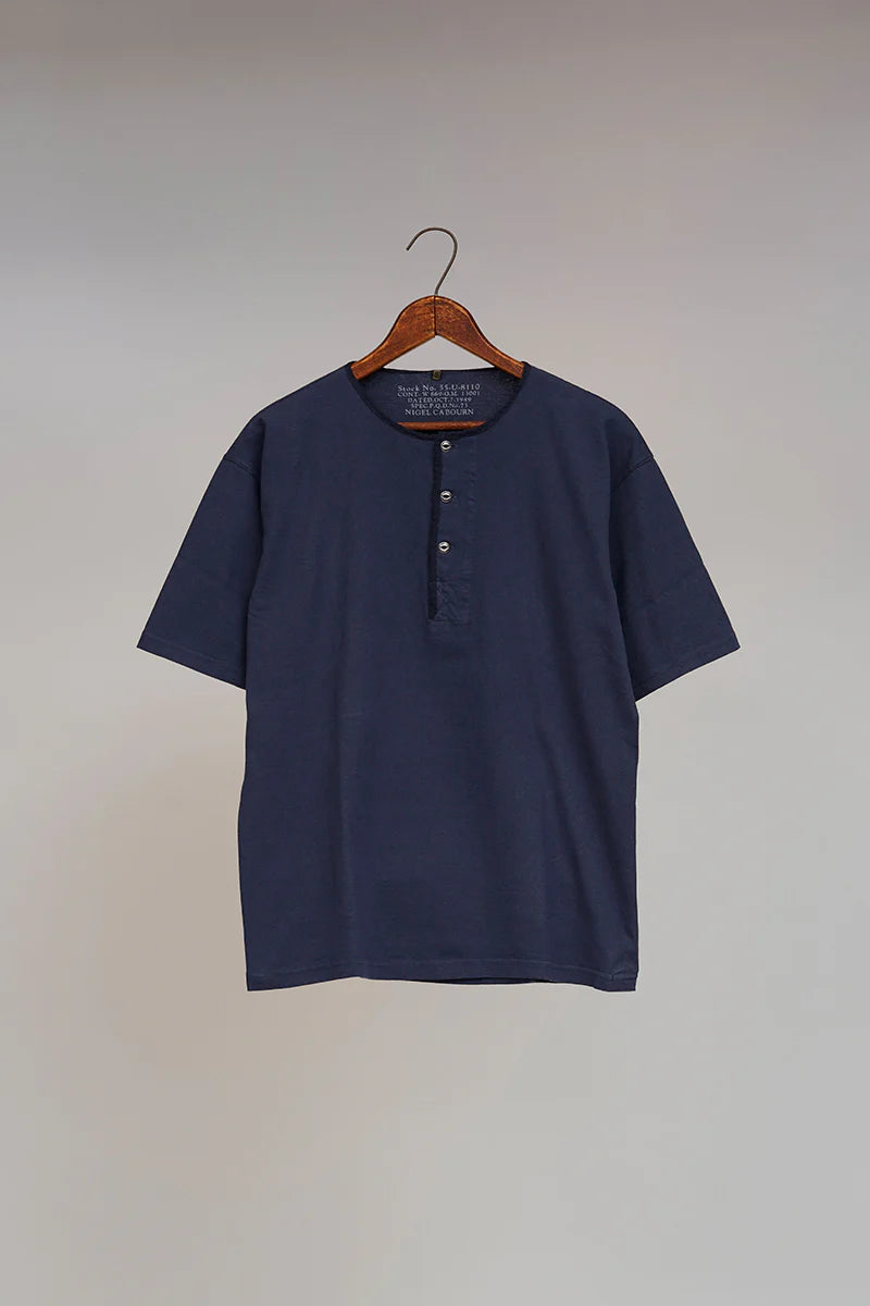 Nigel Cabourn - 50s HENLEY NECK SHIRT