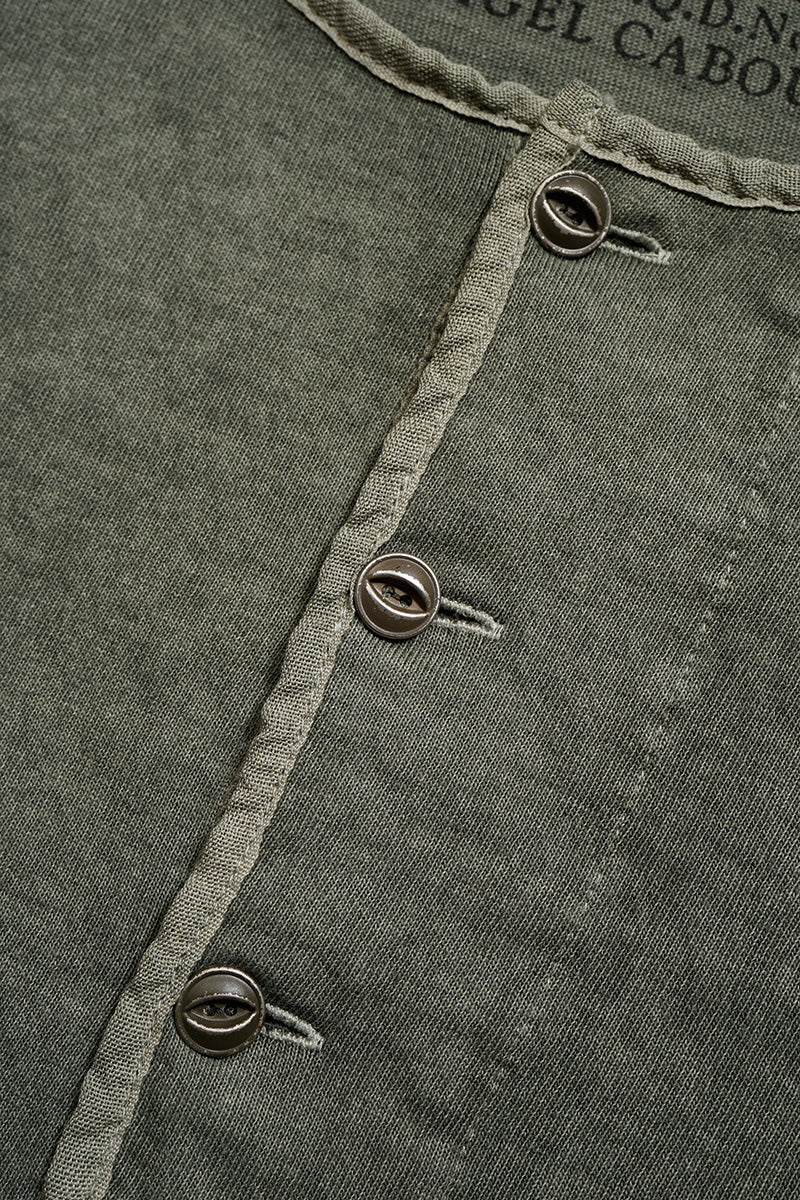 Nigel Cabourn - 50s HENLEY NECK SHIRT - PIGMENT