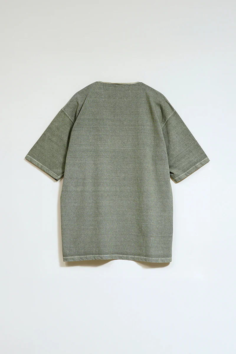 Nigel Cabourn - 50s HENLEY NECK SHIRT - PIGMENT