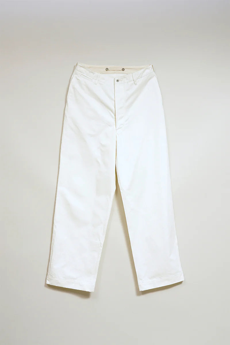 Nigel Cabourn - BASIC CHINO PANT - WHITE