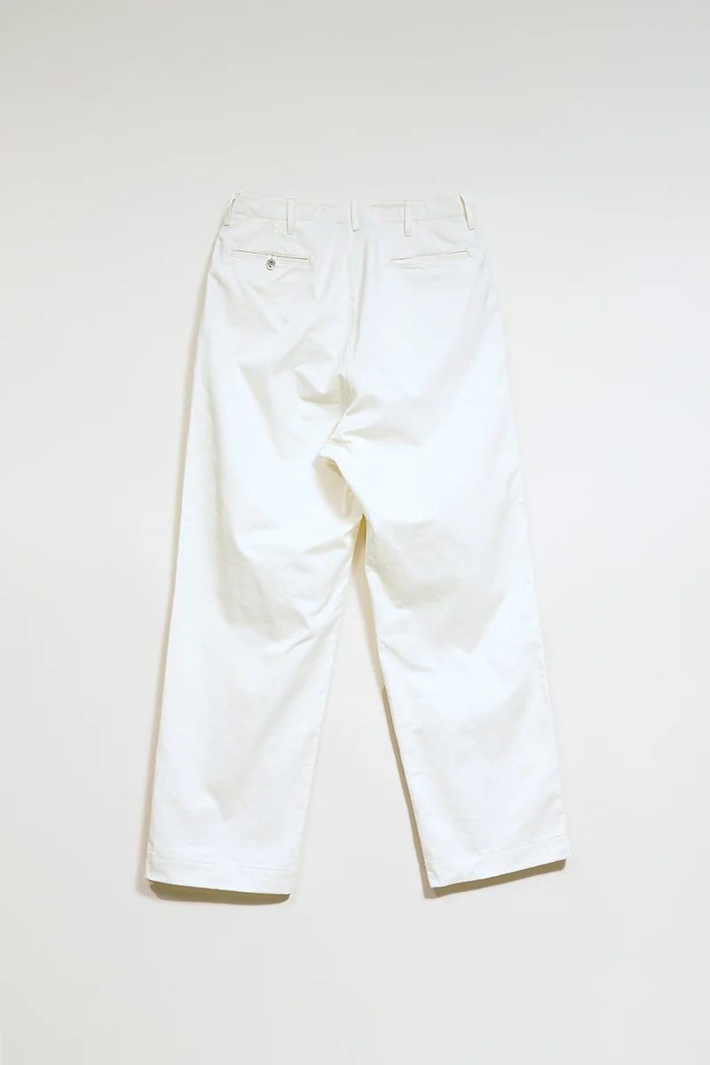 Nigel Cabourn - BASIC CHINO PANT - WHITE